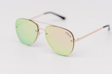 Load image into Gallery viewer, Rimless Aviators Sunglasses with Pink Mirror Flat Lens