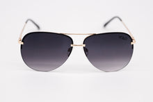 Load image into Gallery viewer, Black Frameless Aviator Sunglasses - YOLO Eyewear