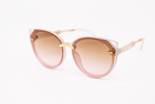 Load image into Gallery viewer, Pink lens Cat Eye Sunglasses Brown frame Yolo Eyewear