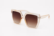 Load image into Gallery viewer, Clear brown Oversize Square Sunglasses | Yolo Eyewear