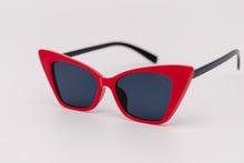 Load image into Gallery viewer, Red Retro Vintage High Pointed Cat Eye Fashion Sunglasses