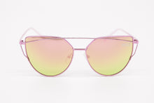 Load image into Gallery viewer, High Pointed Cat Eye Fashion Pink Mirrored Sunglasses