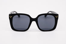 Load image into Gallery viewer, Black Classic Square Cat Eye Sunglasses | Yolo Eyewear