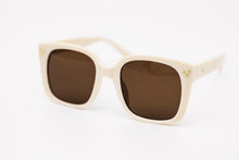 Load image into Gallery viewer, Cream Color Classic Square Cat Eye Sunglasses | Yolo Eyewear