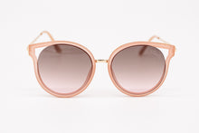 Load image into Gallery viewer, Pink Round Cat Eye Sunglasses Cut Out Lens - YOLO Eyewear