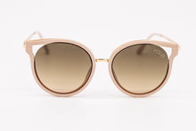 Load image into Gallery viewer, Pink Round Cat Eye Sunglasses Cut Out Lens YOLO Eyewear