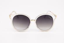 Load image into Gallery viewer, Clear Round Cat Eye Sunglasses Cut Out Lens - YOLO Eyewear