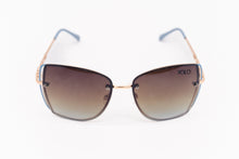 Load image into Gallery viewer, Blue Butterfly Shaped Sunglasses - YOLO Eyewear