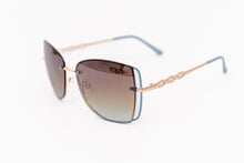 Load image into Gallery viewer, Blue Butterfly Shaped Sunglasses - YOLO Eyewear