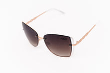 Load image into Gallery viewer, Brown Butterfly Shaped Sunglasses - YOLO Eyewear