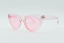 Load image into Gallery viewer, Clear pink Cat Eye Sunglasses  "Cat Walk" - Yolo Eyewear