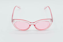 Load image into Gallery viewer, Clear pink Cat Eye Sunglasses  "Cat Walk" - Yolo Eyewear