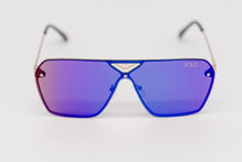 Load image into Gallery viewer,  &quot;Miami Retro&quot; multicolor Mirror Flat Top Sunglasses 
