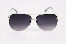 Load image into Gallery viewer, Black Frameless Aviator Sunglasses - YOLO Eyewear
