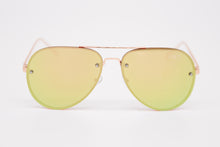 Load image into Gallery viewer, Rose Gold Mirror Lens  Aviator Sunglasses - Yolo Eyewear
