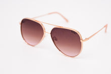 Load image into Gallery viewer, Rose gold Aviator Sunglasses - YOLO Eyewear
