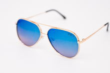 Load image into Gallery viewer, Blue Mirrored Aviator Sunglasses - YOLO Eyewear
