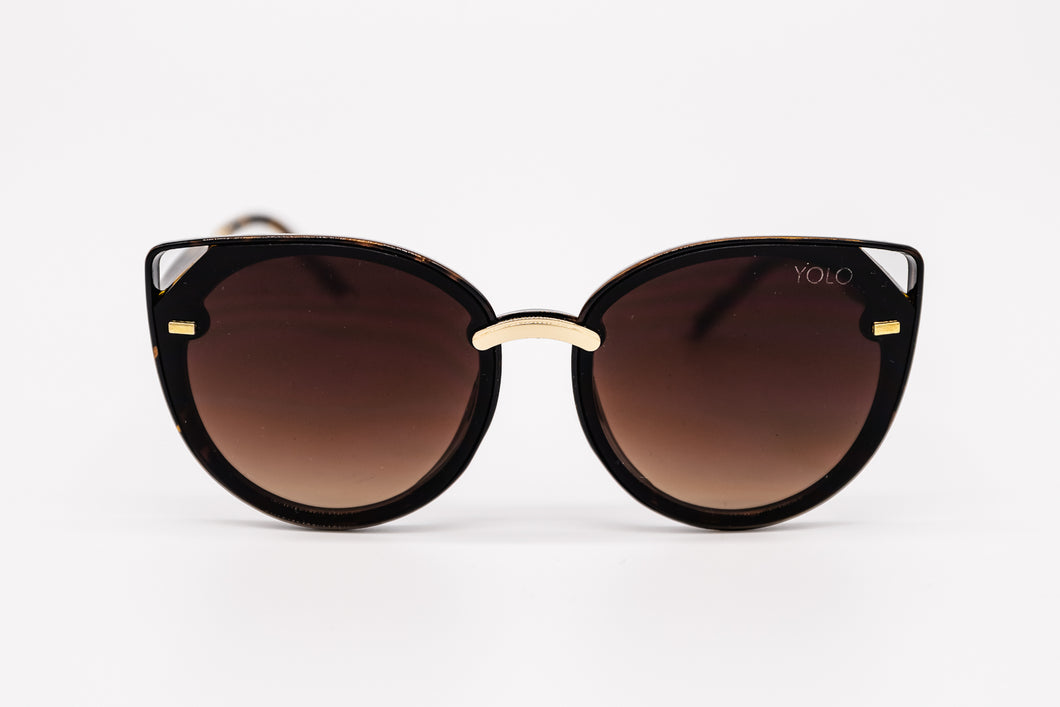 Brown lens Cat Eye Sunglasses  Yolo Eyewear