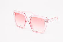 Load image into Gallery viewer, Clear pink Oversize Square Sunglasses | Yolo Eyewear
