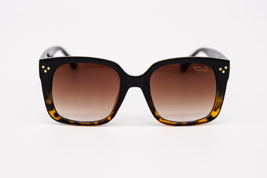 Tortoise Classic Square Cat Eye Sunglasses | Yolo Eyewear