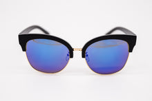 Load image into Gallery viewer, &quot;Club Master&quot; Blue Mirror Lens Sunglasses - Yolo Eyewear
