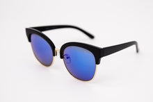 Load image into Gallery viewer, &quot;Club Master&quot; Blue Mirror Lens Sunglasses - Yolo Eyewear
