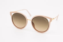 Load image into Gallery viewer, Pink Round Cat Eye Sunglasses Cut Out Lens - YOLO Eyewear
