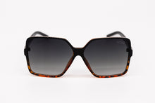 Load image into Gallery viewer, Black Tortoise Shell Oversize Square Sunglasses
