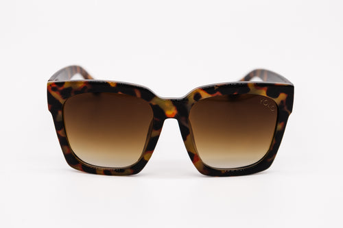 Tortoise Oversized Framed Square Sunglasses | Yolo Eyewear