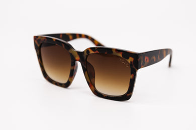 Tortoise Oversized Framed Square Sunglasses | Yolo Eyewear