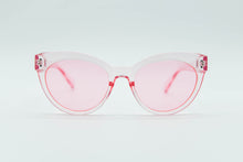 Load image into Gallery viewer, Clear pink Cat Eye Sunglasses  &quot;Cat Walk&quot; - Yolo Eyewear
