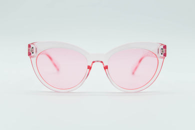 Clear pink Cat Eye Sunglasses  