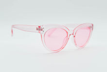 Load image into Gallery viewer, Clear pink Cat Eye Sunglasses  &quot;Cat Walk&quot; - Yolo Eyewear
