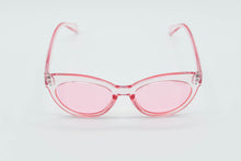 Load image into Gallery viewer, Clear pink Cat Eye Sunglasses  &quot;Cat Walk&quot; - Yolo Eyewear
