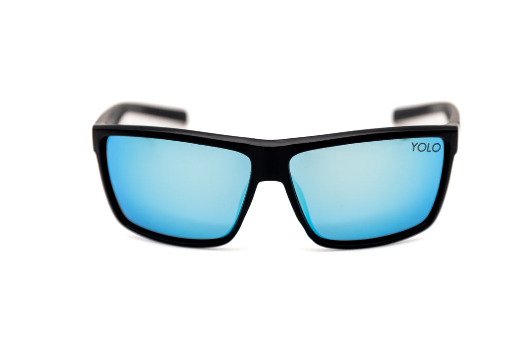 Blue Mirror Polarized Sport Sunglasses - Yolo Eyewear