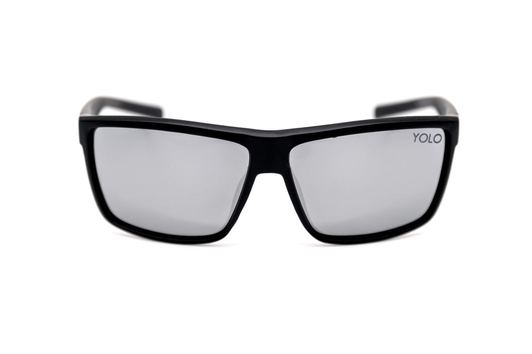 Chrome silver Mirror Polarized Sport Sunglasses Yolo Eyewear