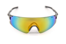 Load image into Gallery viewer, Retro Rimless Colored Mirror Sports Shield Sunglasses
