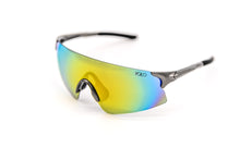 Load image into Gallery viewer, Retro Rimless Colored Mirror Sports Shield Sunglasses
